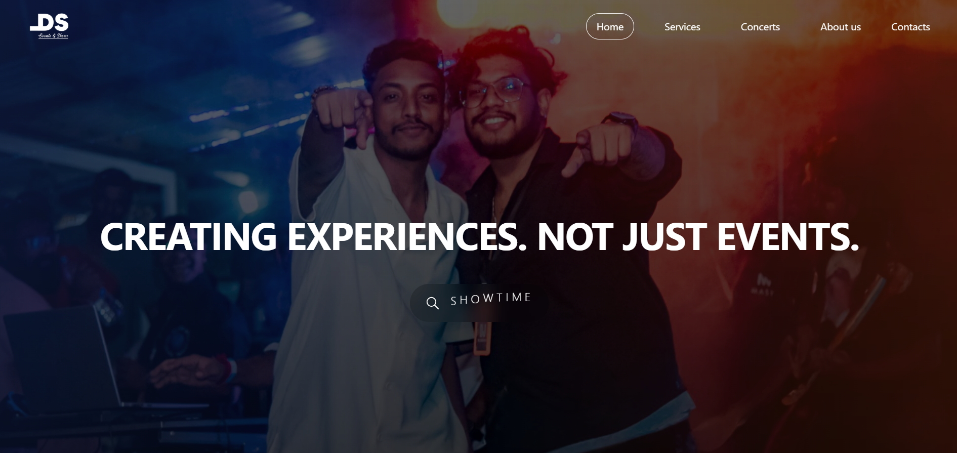 DS EVENTS AND SHOWS WEBSITE