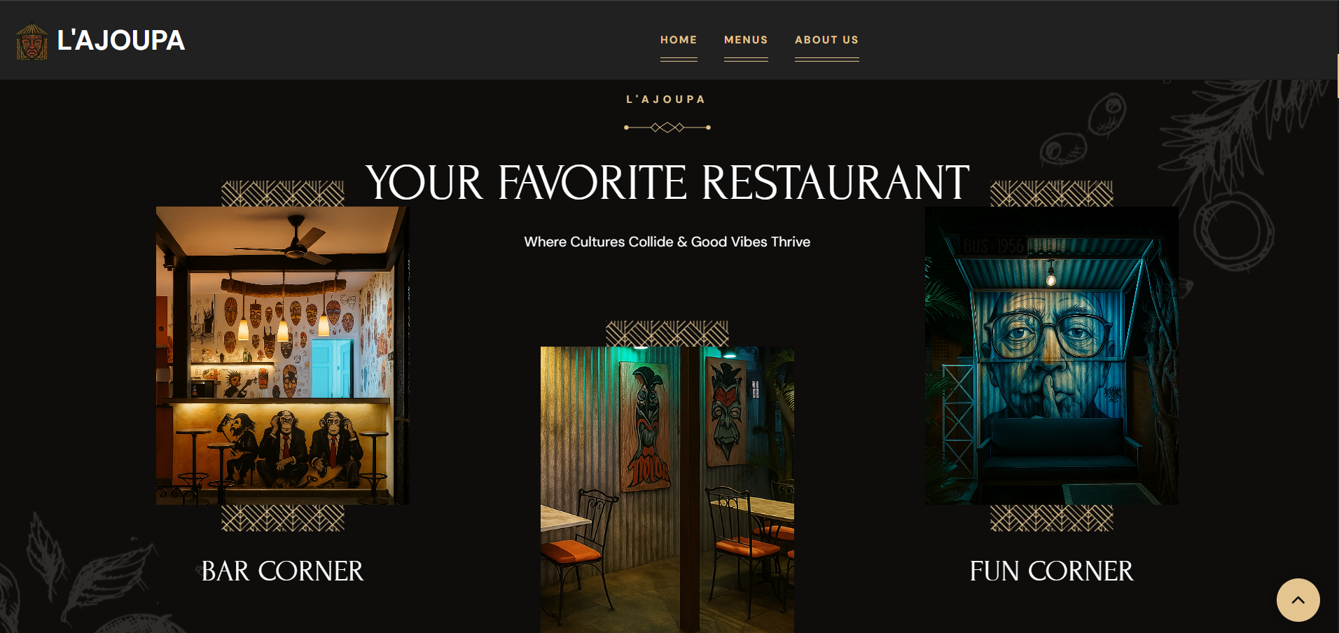 Restaurant Website with Online Menu