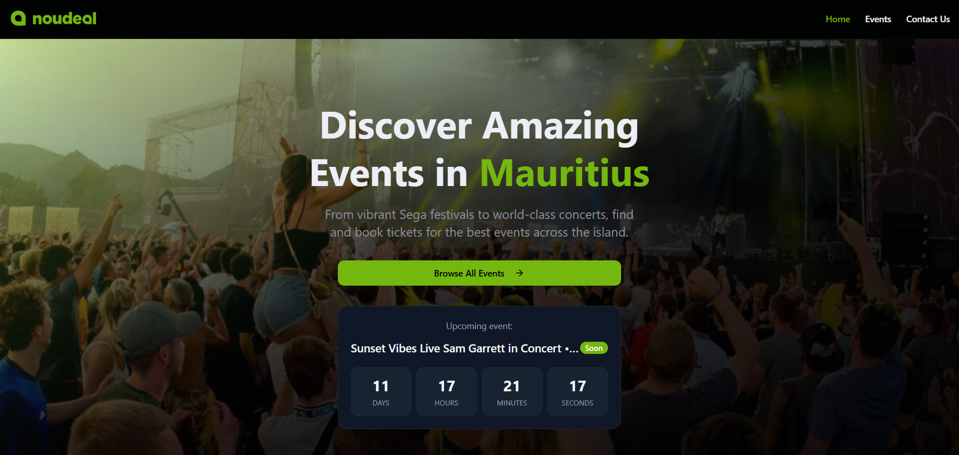 Noudeal Ticketing Platform