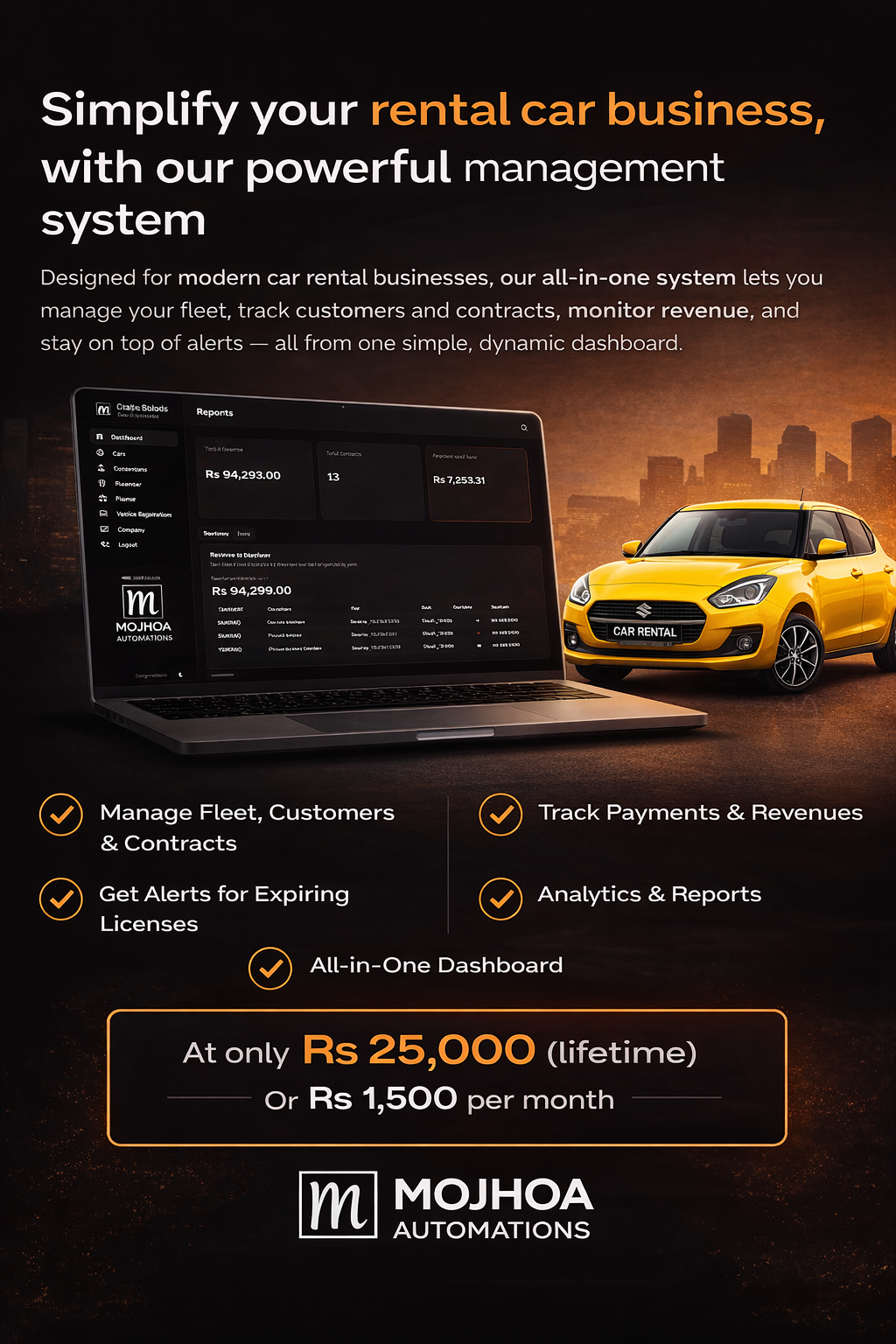 Car Rental Management System