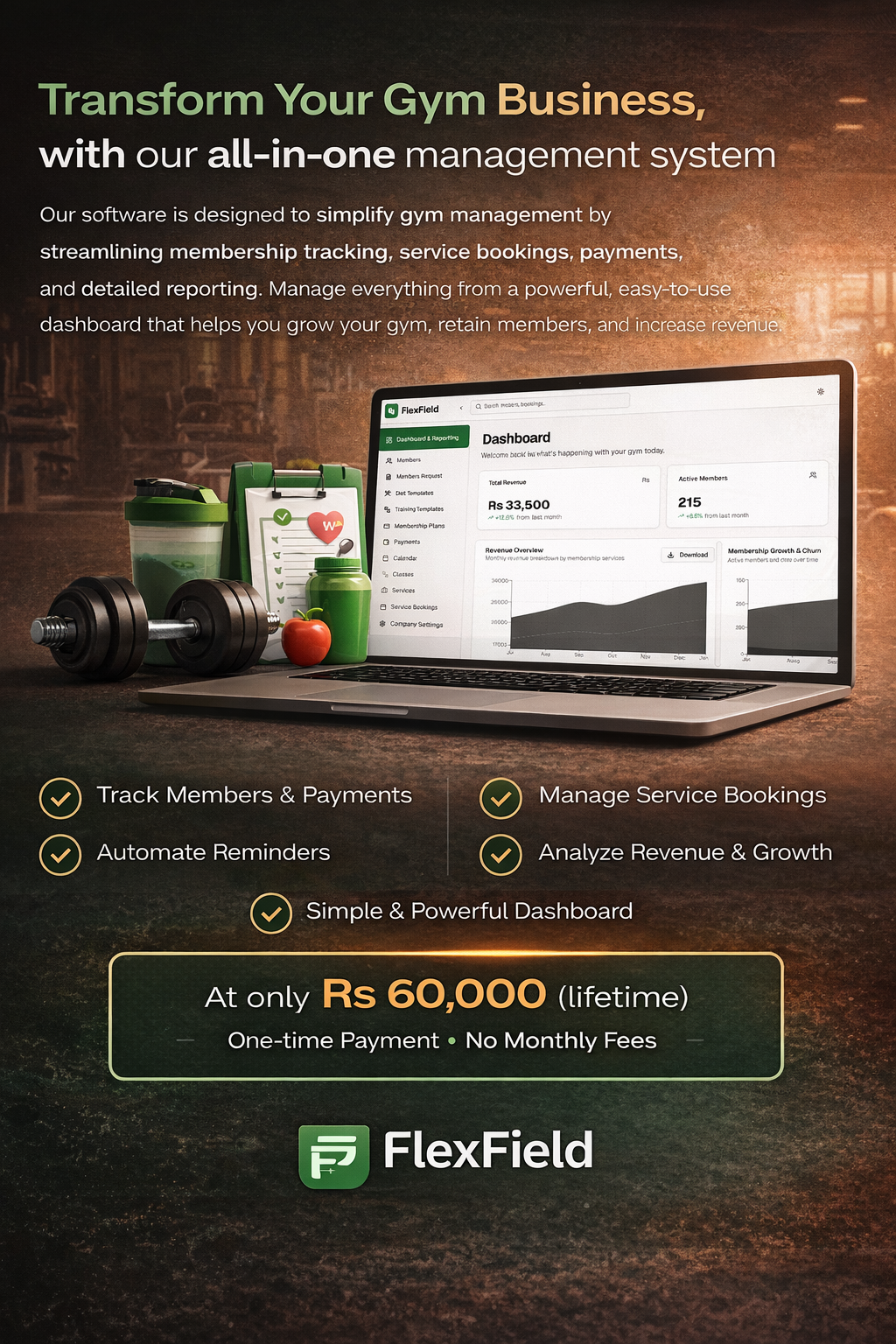 All-In-One Gym Management System