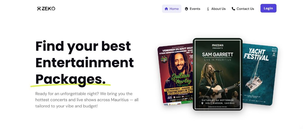 Zeko Event Booking Platform